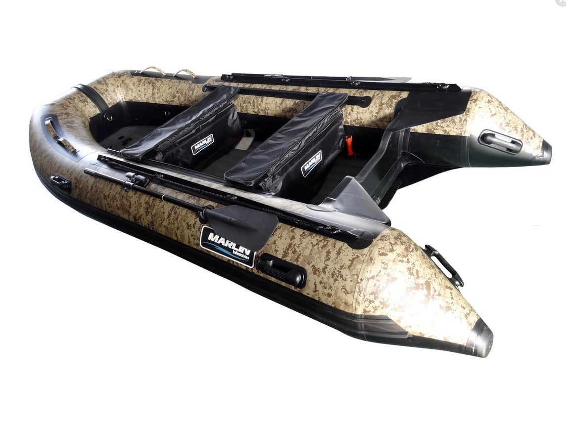 Лодка MD-330 (green/black) AIR, 4+1 местная