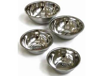 Миска из нержав. стали глубокая 24 см