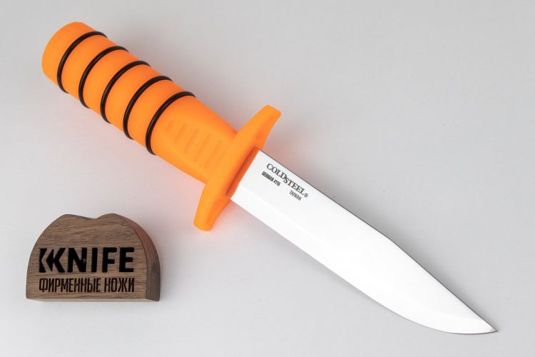 Нож "Survival Edge" оранж., с огновом (ст. German 4116)